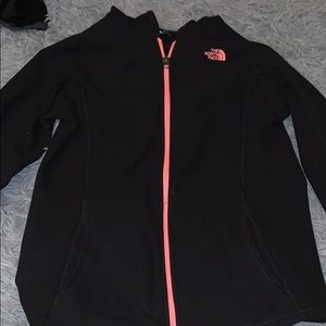 Fuzzy North face Jacket